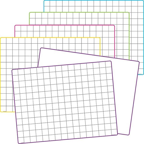 Roomfactory Math Grid Dry Erase Boards, 10Pk RO66869